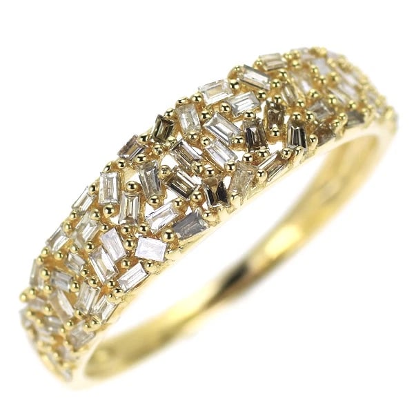 K18YG DIAMOND RING (1 of 2)