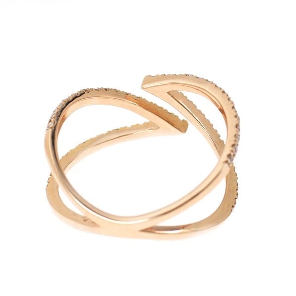 K18PG DIAMOND RING - 2