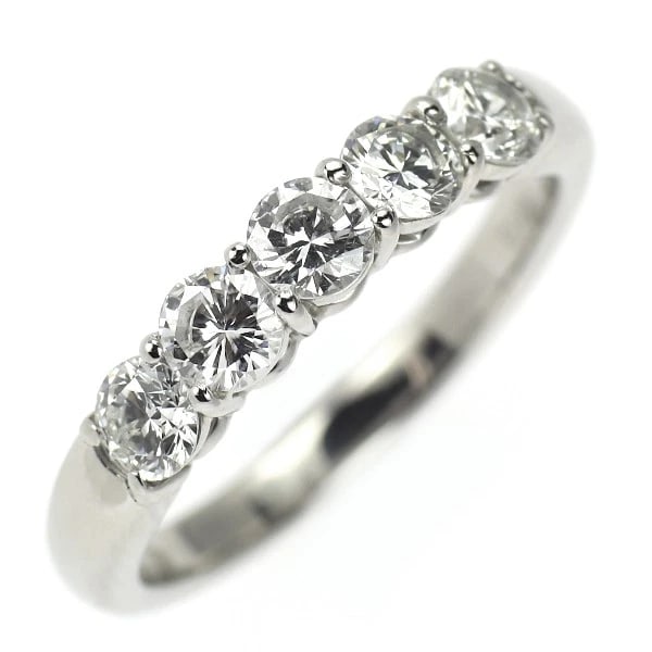 PT900 DIAMOND RING: Pt900 diamond ring Brand: None Type: rings Material: Pt900 Main Stone Natural Color: None Size: 5.25 US Accessories: None Accessories Notice: When purchasing pre-owned goods, please refer