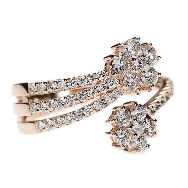 K18PG DIAMOND RING - 2