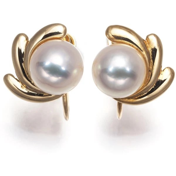 MIKIMOTO EARRINGS AKOYA PEARL 14K 585 YELLOW GOLD: Mikimoto Earrings Akoya Pearl 14K 585 Yellow Gold Brand: MIKIMOTO Type: Earrings Material: 14K / 585 / Yellow Gold Color: Yellow Gold Size: Design size: 10.3 x 11.0mm Accessories: None