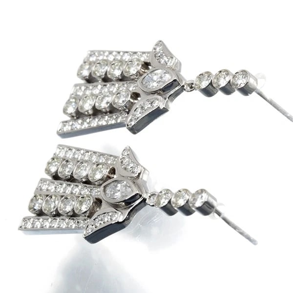 DIAMOND DROP EARRINGS - 2