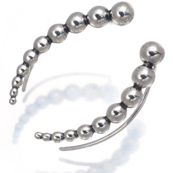 GEORG JENSEN EARRINGS MOONLIGHT GRAPES: Georg Jensen Earrings Moonlight Grapes Brand: Georg Jensen Type: Earrings Material: 925 / Sterling Silver Color: Sterling Silver Size: Design size: 27.0 x 4.6mm Accessories: None Accessories