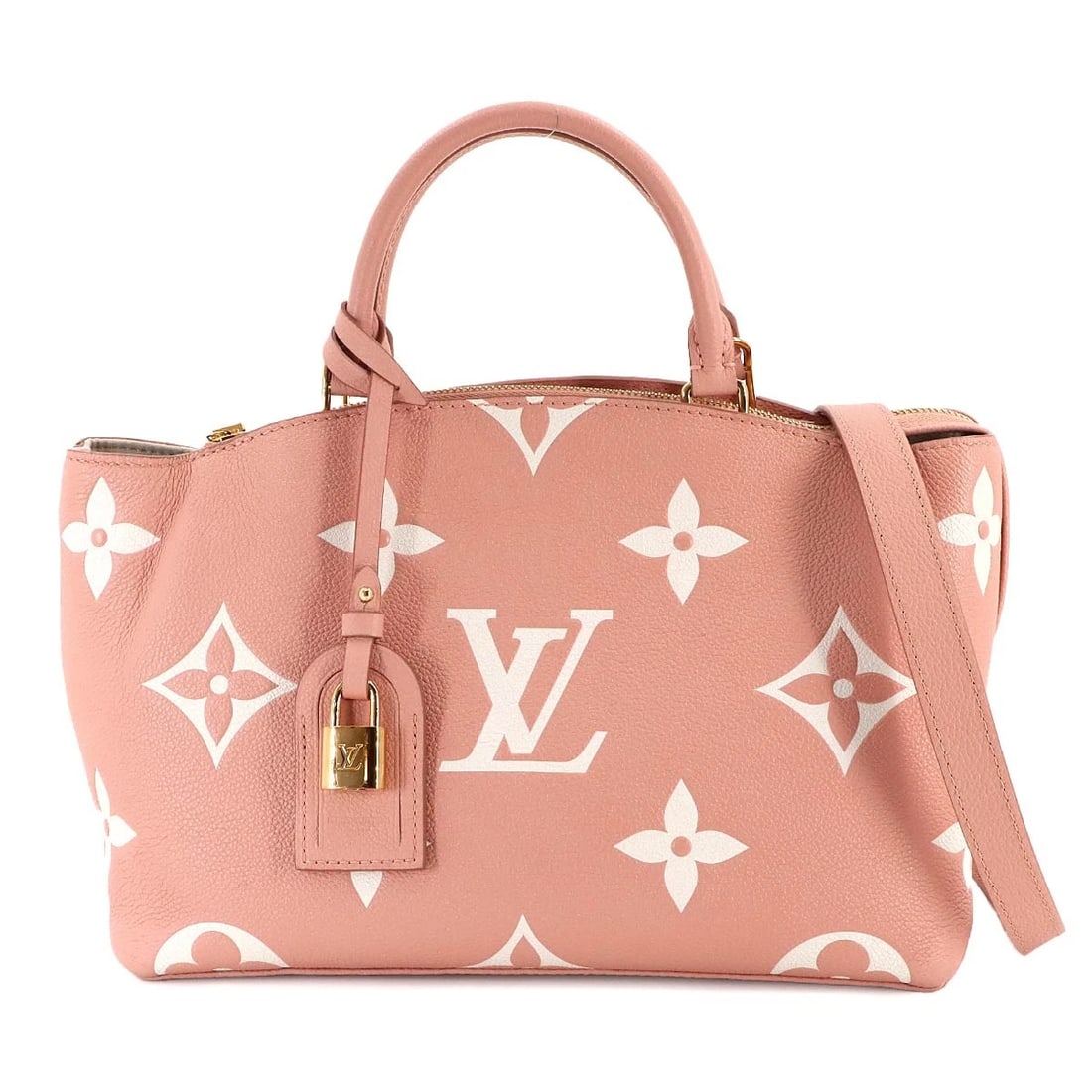 LOUIS VUITTON BICOLOR MONOGRAM EMPREINTE PETIT PALAIS PM BAG (1 of 7)
