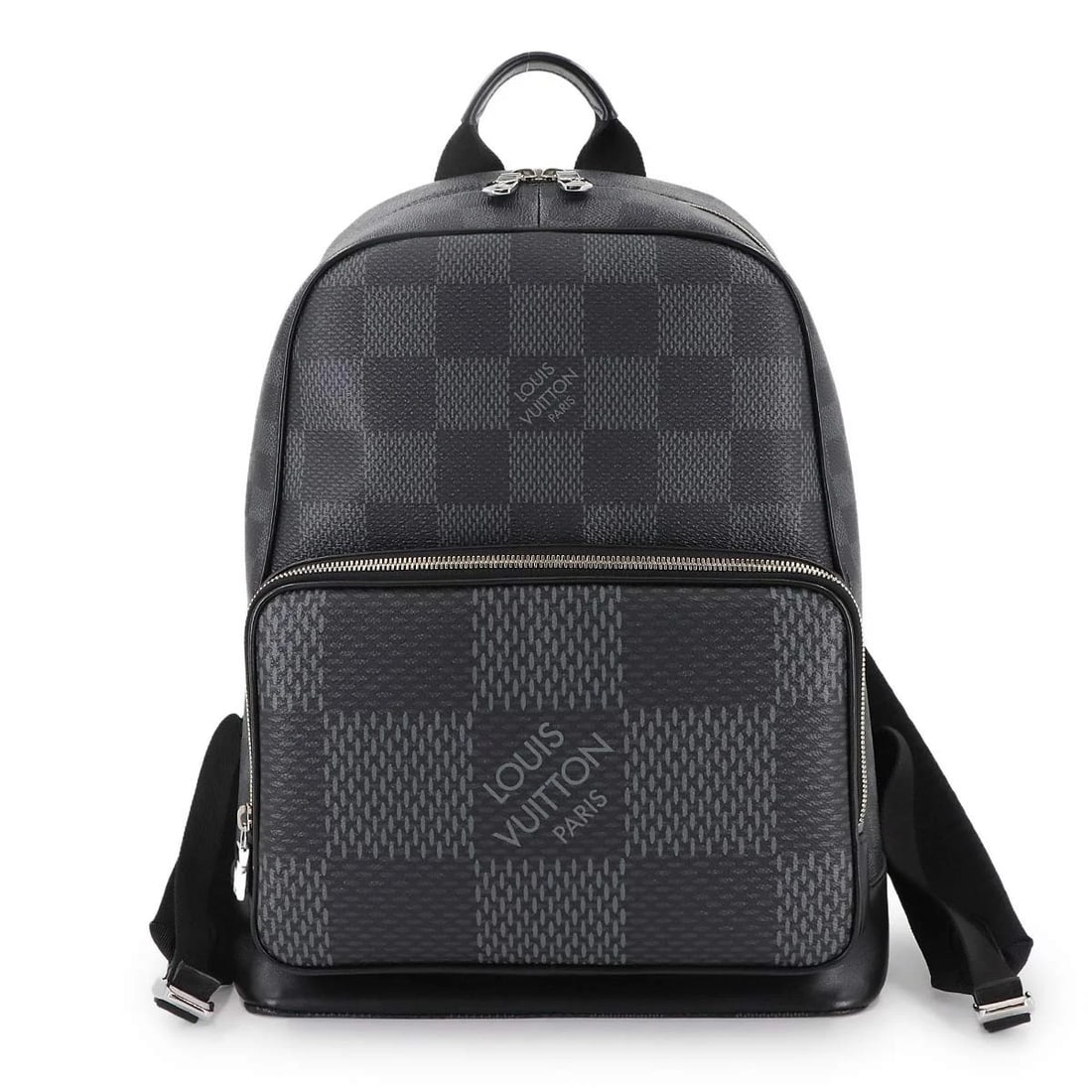 LOUIS VUITTON DAMIER GRAPHITE 3D CAMPUS BACKPACK BLACK: LOUIS VUITTON Damier Graphite 3D Campus Backpack Black Brand: LOUIS VUITTON Type: Backpack Material: Damier Graphite 3D Canvas Color: Damier Graphite Size: W 11.61 inch, H 15.75 inch, D 5.51