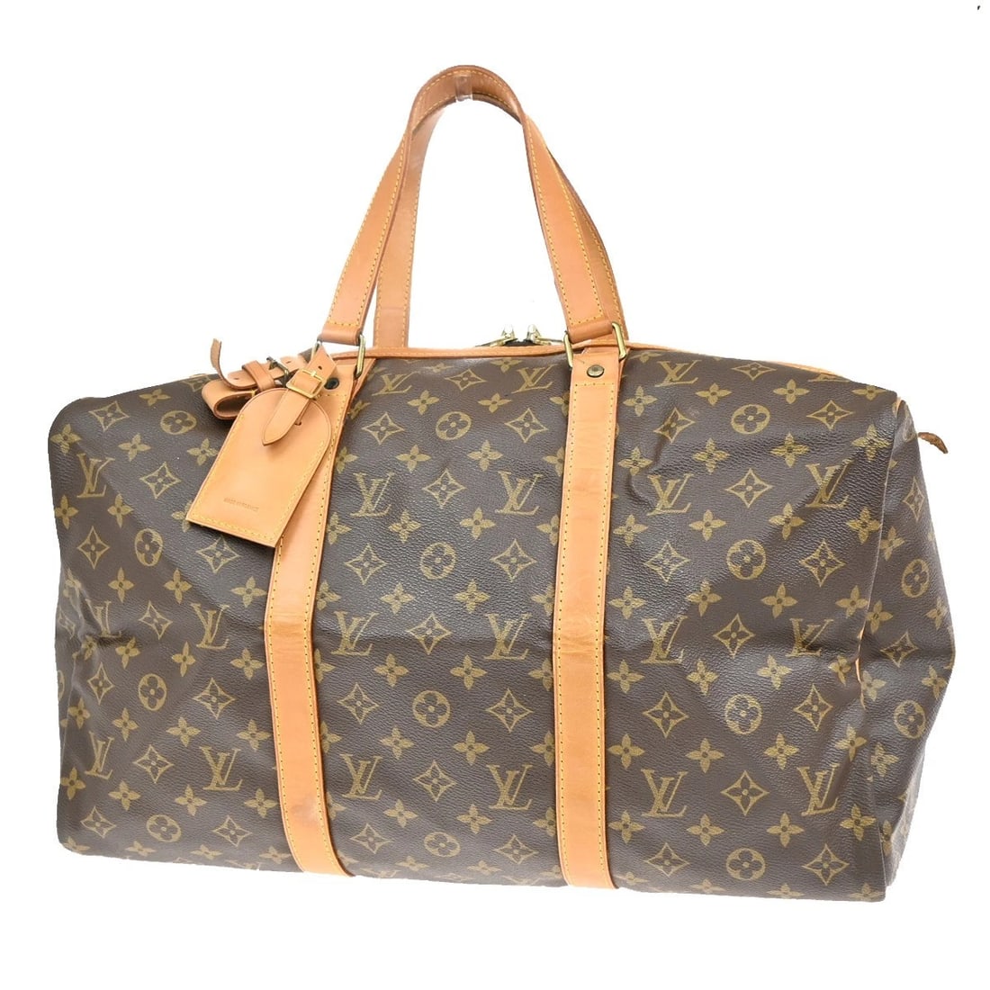 LOUIS VUITTON SAC SOUPLE 45 TRAVEL HAND BAG MONOGRAM LEATHER (1 of 10)
