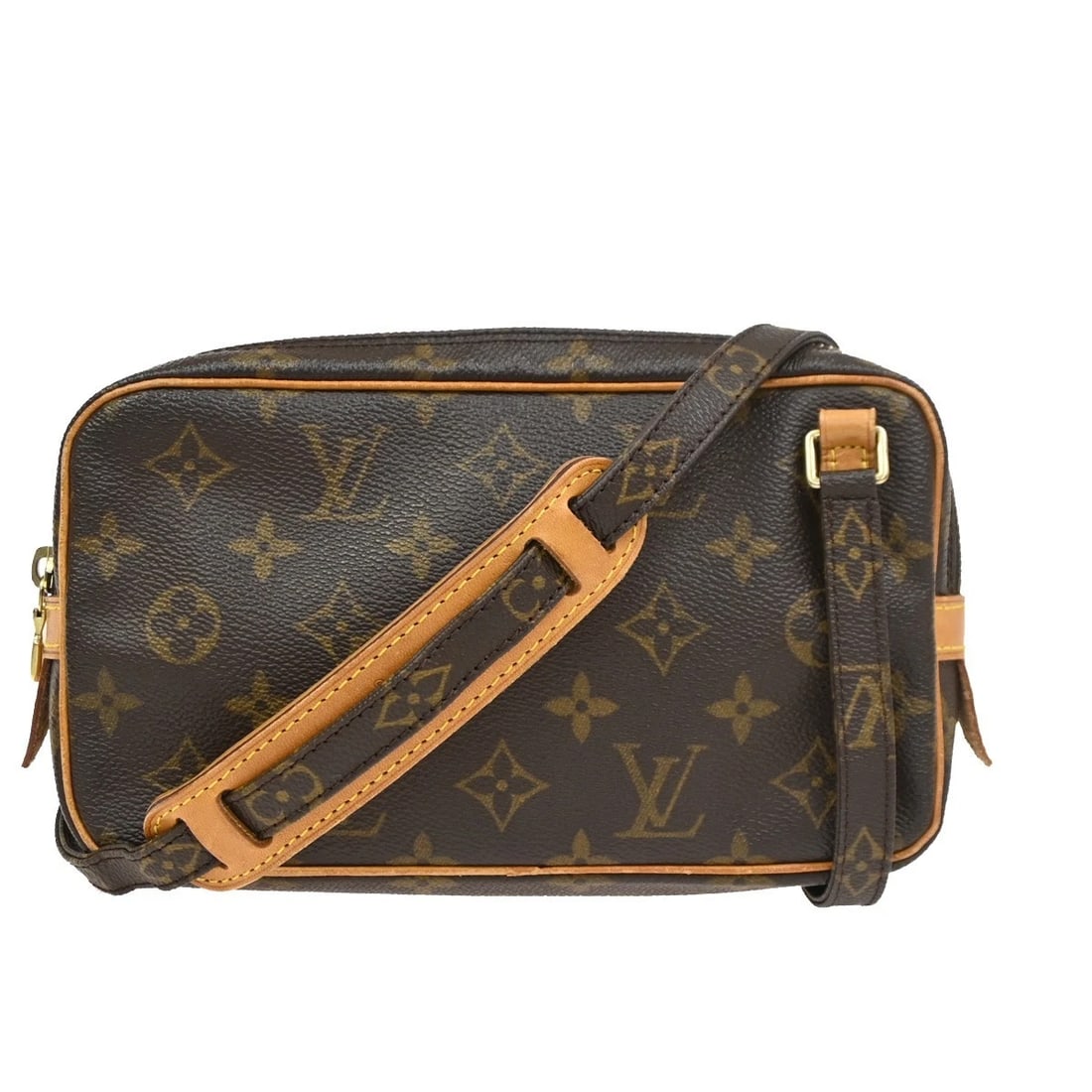 LOUIS VUITTON MARLY BANDOULIERE SHOULDER BAG MONOGRAM LEATHER (1 of 9)