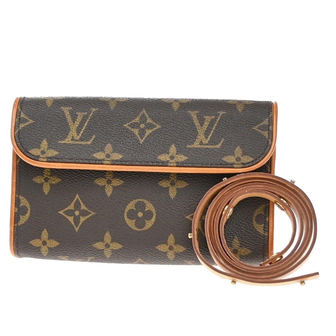 LOUIS VUITTON POCHETTE FLORENTINE BUM BAG MONOGRAM LEATHER (1 of 9)