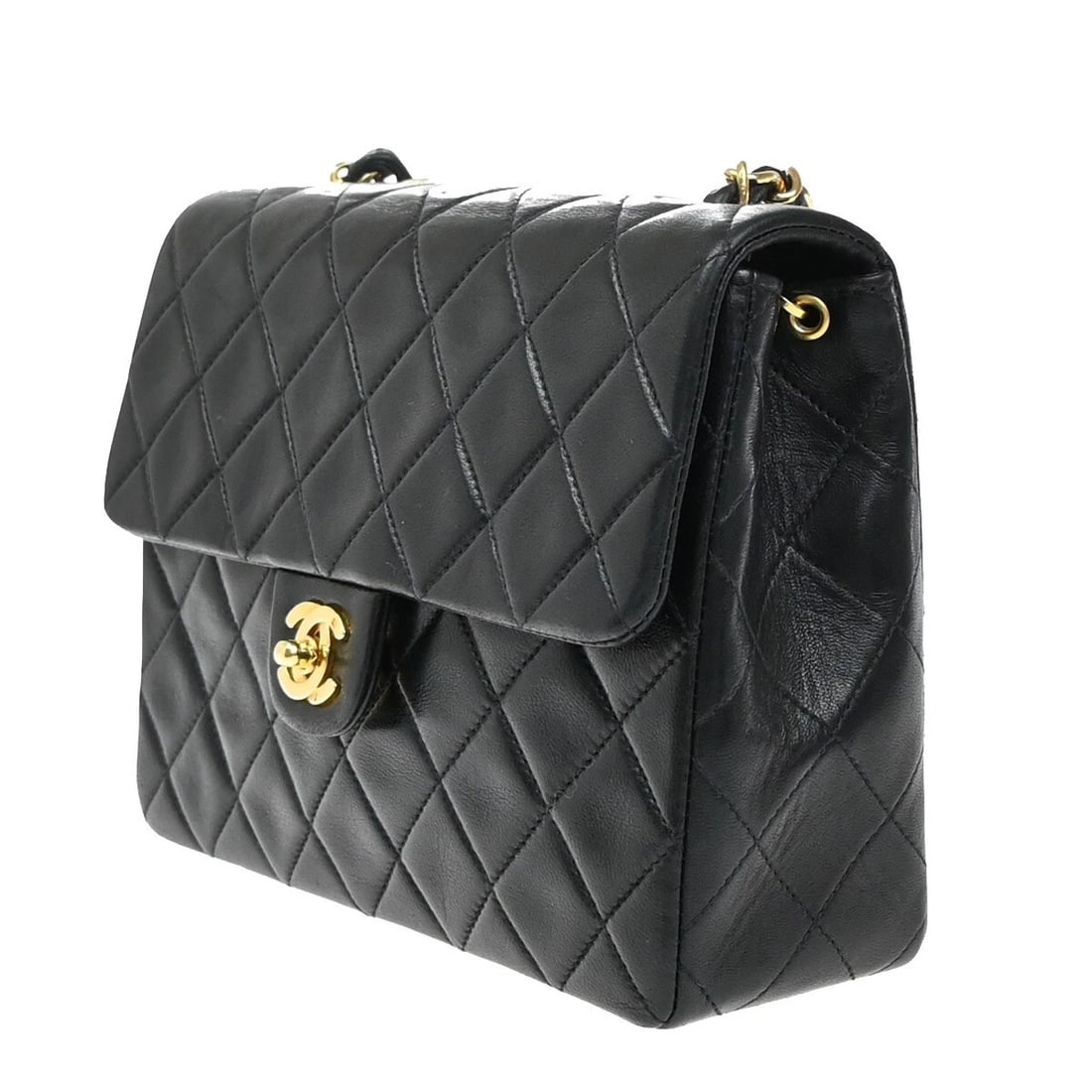 CHANEL CC LOGO MINI MATELASSE CHAIN SHOULDER BAG (1 of 10)