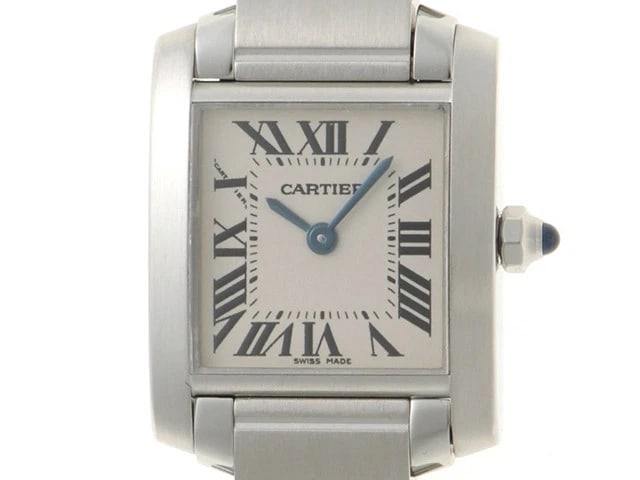 CARTIER TANK FRANÇAISE QUARTZ WATCH: Cartier Tank Française Quartz Watch Brand: Cartier Type: Wrist watch Material: Band Material None, Case Material [ Material ] SS (STAINLESS STEEL) Color: Dial Color None Size: Case size 20mm [ Ar