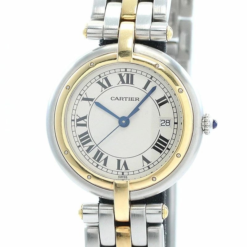 CARTIER PANTHÈRE VENDÔME LOUIS WATCH: Cartier Panthère Vendôme Louis Watch Brand: CARTIER Type: Wrist watch Material: Band Material Stainless steel/yellow gold, Case Material Stainless Steel/Yellow Gold Color: Dial Color Silver 