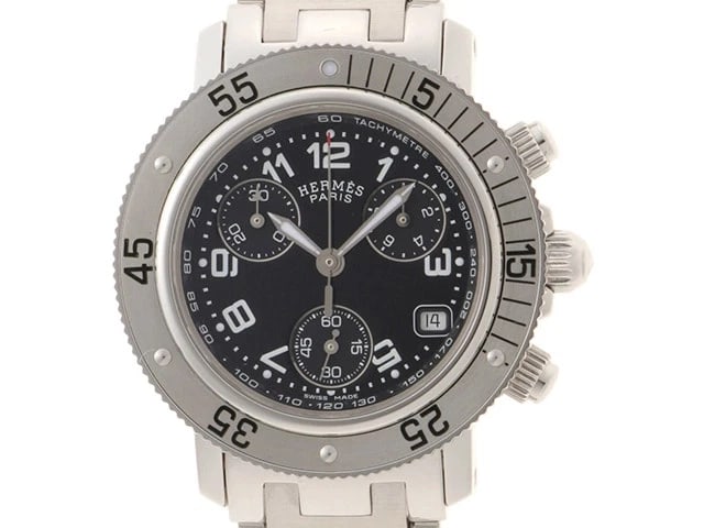 HERMES CLIPPER DIVER QUARTZ WATCH: HERMES Clipper Diver Quartz Watch Brand: HERMES Type: Wrist watch Material: Band Material None, Case Material [ Material ] SS Color: Dial Color None Size: Case size 33mm [ Arm circumference size ]