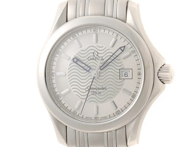 OMEGA SEAMASTER QUARTZ DIAL WATCH: OMEGA Seamaster Quartz Dial Watch Brand: OMEGA Type: Wrist watch Material: Band Material None, Case Material [ Material ] SS Color: Dial Color None Size: Case size 26.8mm [ Arm circumference size