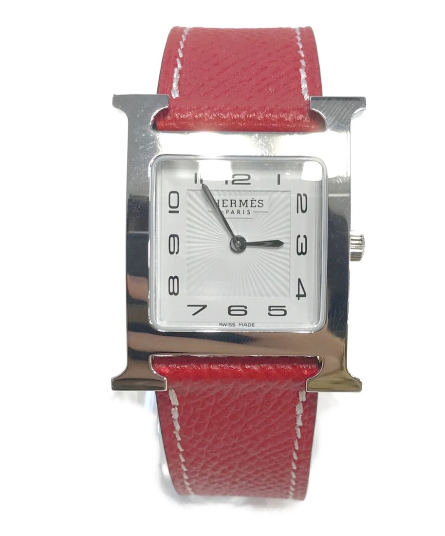 HERMES WRIST WATCH WATCH: HERMES Wrist Watch Watch Brand: HERMES Type: Wrist watch Material: Band Material None, Case Material None Color: Dial Color White Size: Case size [ Minimum Wrist Size] 18cm [ Max Wrist Size ] 20cm