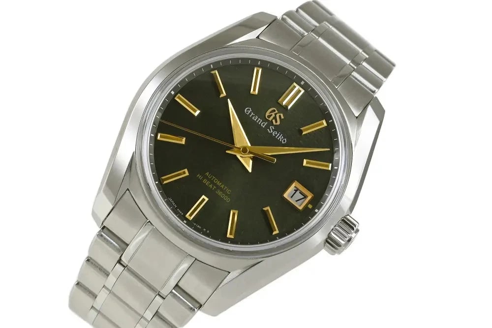 SEIKO GRAND SEIKO HERITAGE COLLECTION MECHANICAL WATCH: SEIKO Grand Seiko Heritage Collection Mechanical Watch Brand: SEIKO Type: Wrist watch Material: Band Material None, Case Material SS Color: Dial Color Green (Patterned) Size: Case size Case