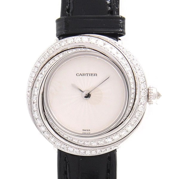 CARTIER TRINITY WATCH: Cartier Trinity Watch Brand: CARTIER Type: Wrist watch Material: Band Material None, Case Material None Color: Dial Color White Dial Size: Case size [ Band size (cm) ] Maximum 17.7cm when laid