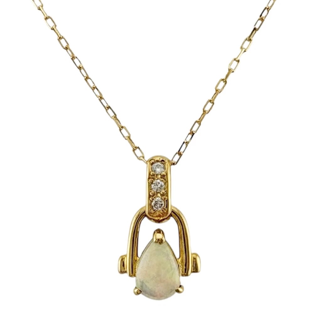 NECKLACE K18 YELLOW GOLD DIAMOND (1 of 5)