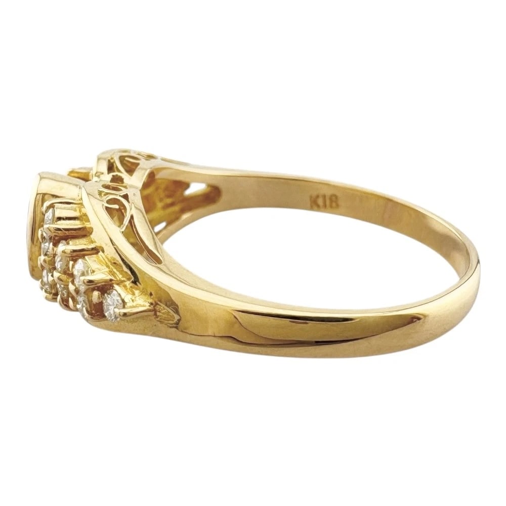 RING K18 YELLOW GOLD RUBY - 3