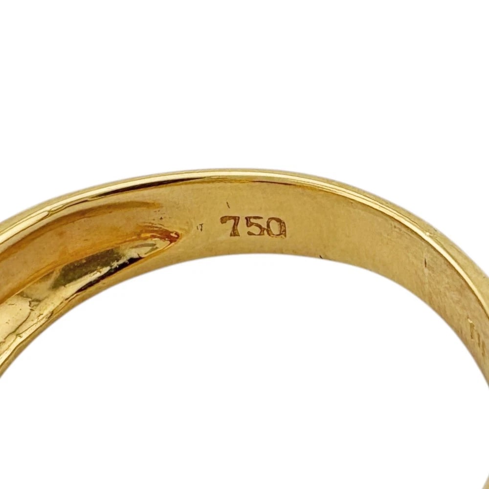 RING K18 YELLOW GOLD RUBY - 6