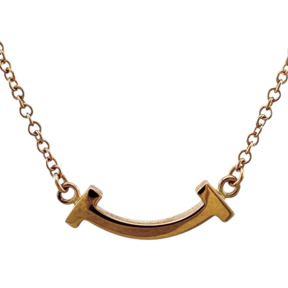 TIFFANY&CO. NECKLACE K18 PINK GOLD: TIFFANY&Co. Necklace K18 Pink Gold Brand: Tiffany&co. Type: Necklace Material: K18 Pink Gold Color: Pink gold Size: Total Length:46cm Chain width:1.0mm Adjuster can position (distance from