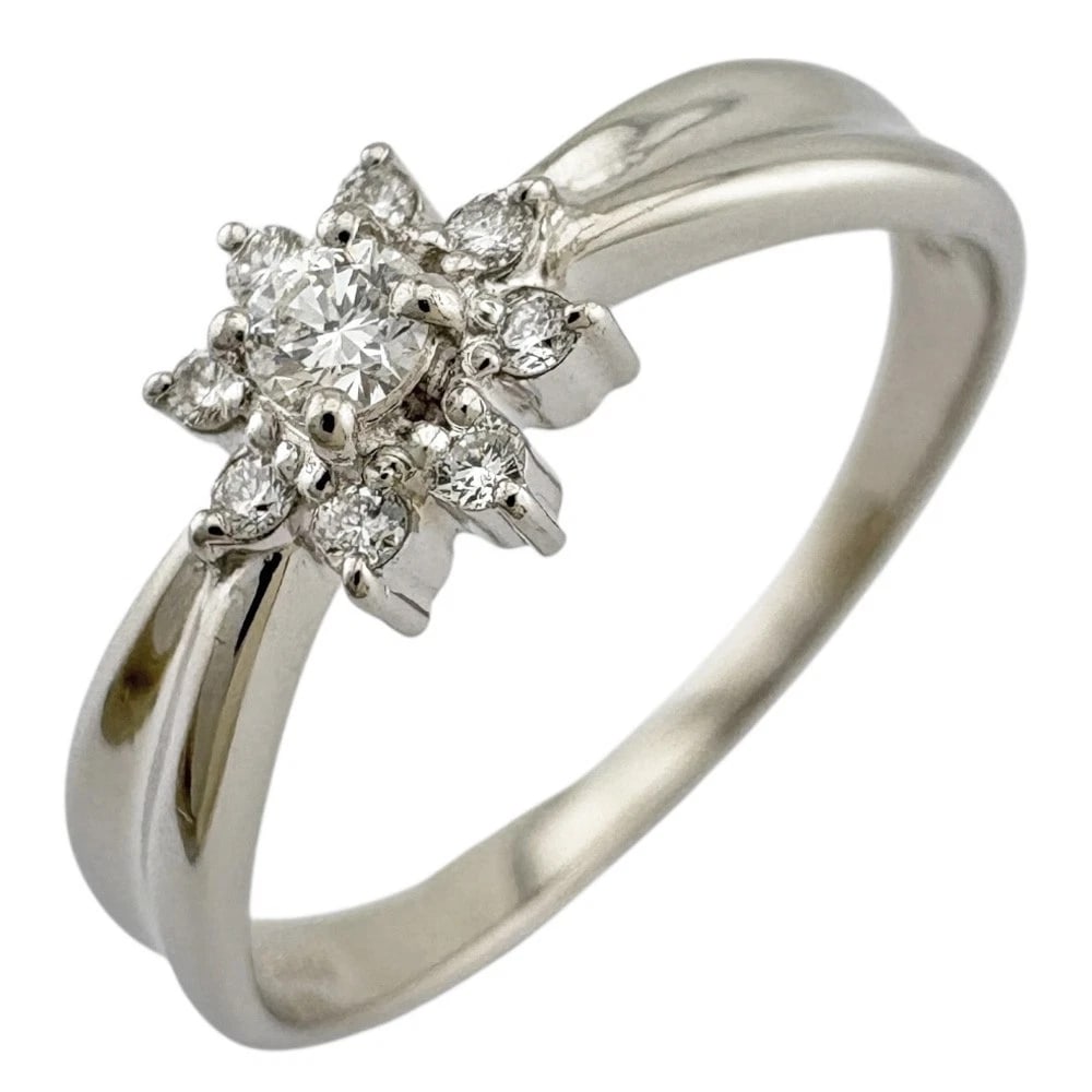 TASAKI RING PT900PLATINUM DIAMOND: TASAKI Ring Pt900Platinum diamond Brand: TASAKI Type: Ring Material: Pt900Platinum Main Stone Natural Color: Silver Size: US 8 1/4 Accessories: None Accessories Notice: When purchasing