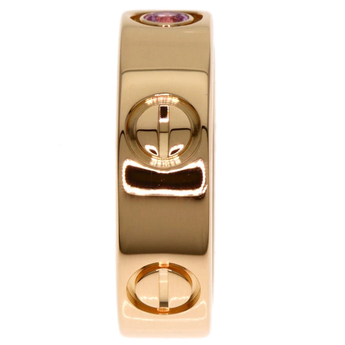 CARTIER SAPPHIRE RING K18 PINK GOLD (1 of 4)