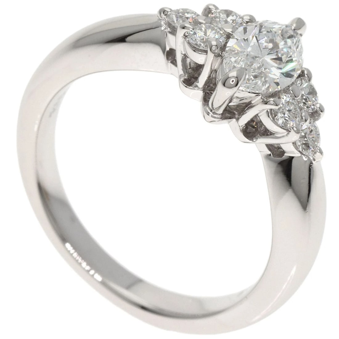 MIKIMOTO DIAMOND RING PLATINUM PT950 (1 of 3)