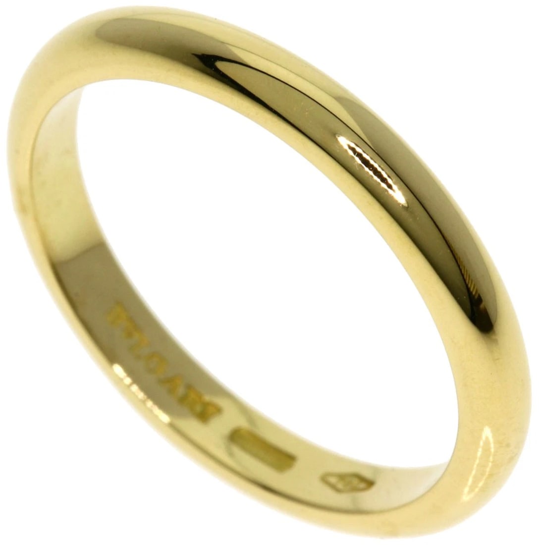 BVLGARI WEDDING RING K18 YELLOW GOLD: BVLGARI wedding Ring K18 Yellow Gold Brand: BVLGARI Type: Ring Material: K18 Yellow Gold Color: Gold Size: 8.5(US) Accessories: None Accessories Notice: When purchasing pre-owned goods, ple