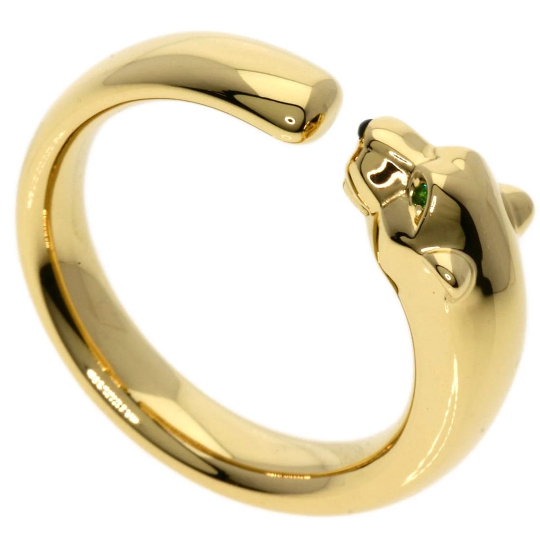 CARTIER PANTHERE ONYX GARNET RING K18 YELLOW GOLD: CARTIER PANTHERE Onyx Garnet Ring K18 Yellow Gold Brand: CARTIER Type: Ring Material: K18 Yellow Gold Main Stone Onyx Color: Gold Size: 8.25(US) Accessories: None Accessories Notice: When p