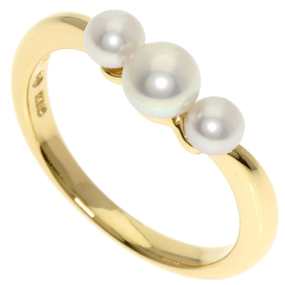 TASAKI PEARLRING K18 YELLOW GOLD: TASAKI PearlRing K18 Yellow Gold Brand: TASAKI Type: Ring Material: K18 Yellow Gold Color: Gold Size: 5.75(US) Accessories: None Accessories Notice: When purchasing pre-owned goods, please
