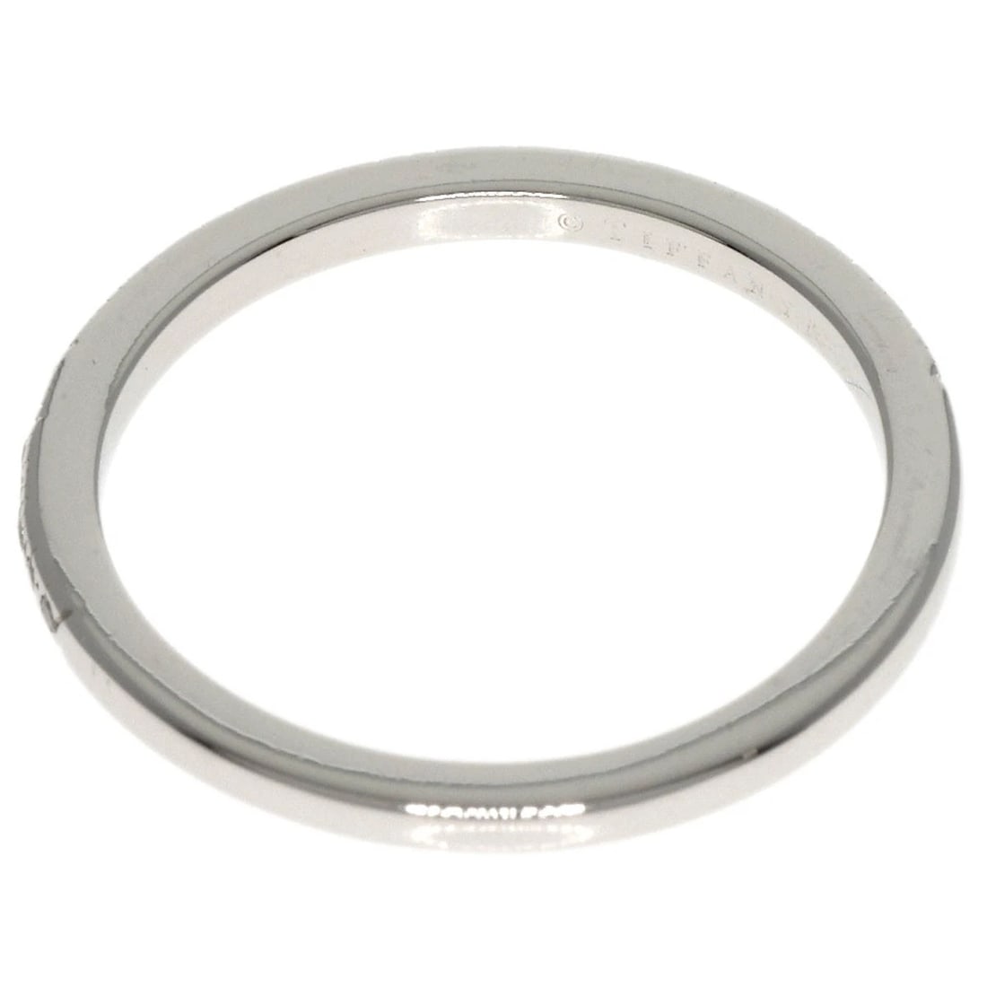 TIFFANY&CO. HALF ETERNITY DIAMOND RING PLATINUM PT950 - 4