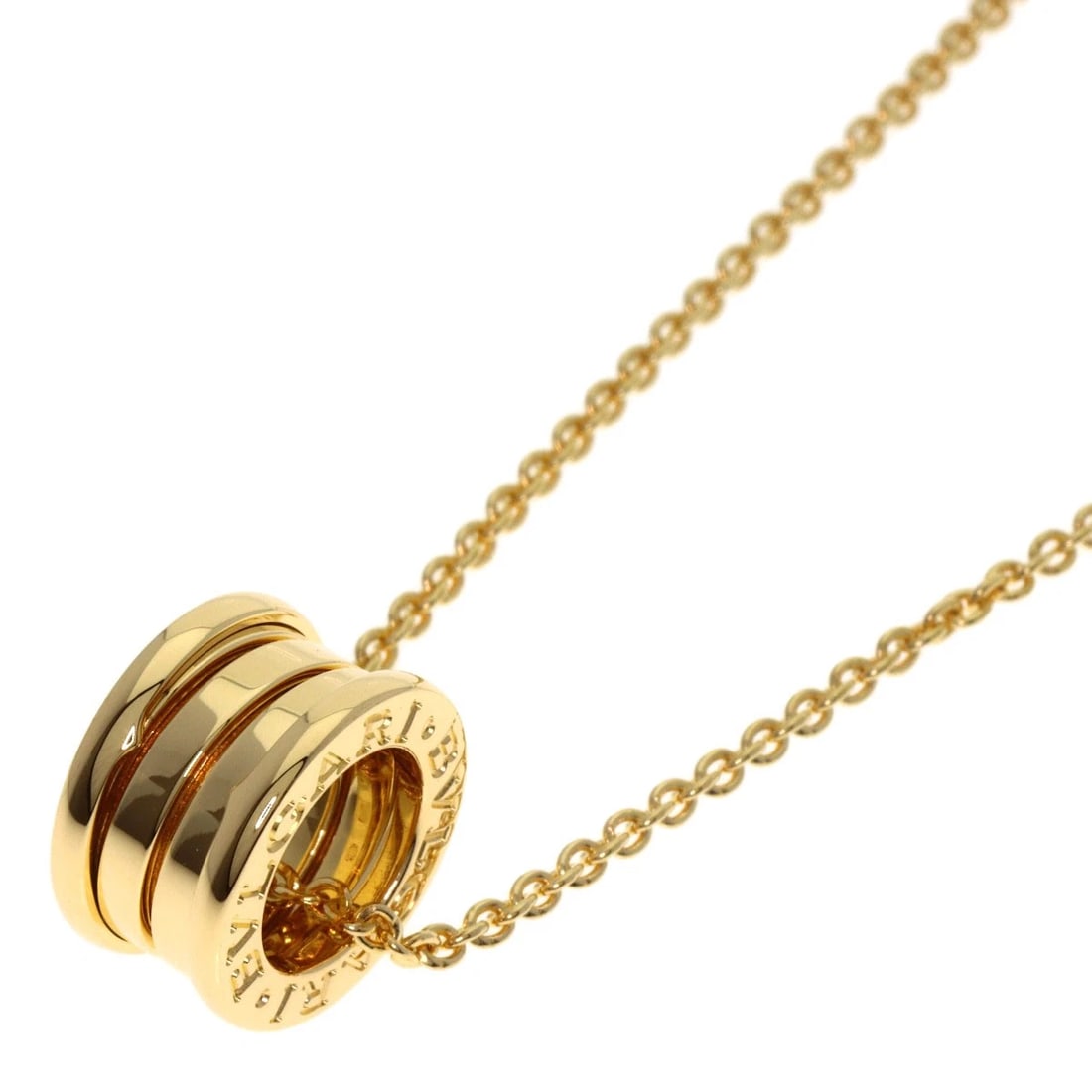 BVLGARI B.ZERO1 NECKLACE K18 YELLOW GOLD: BVLGARI B.zero1 Necklace K18 Yellow Gold Brand: BVLGARI Type: Necklace Material: K18 Yellow Gold Color: Gold Size: Chain Length:15.7inch/40cm Chain Width:0.7inch/1.8mm Top