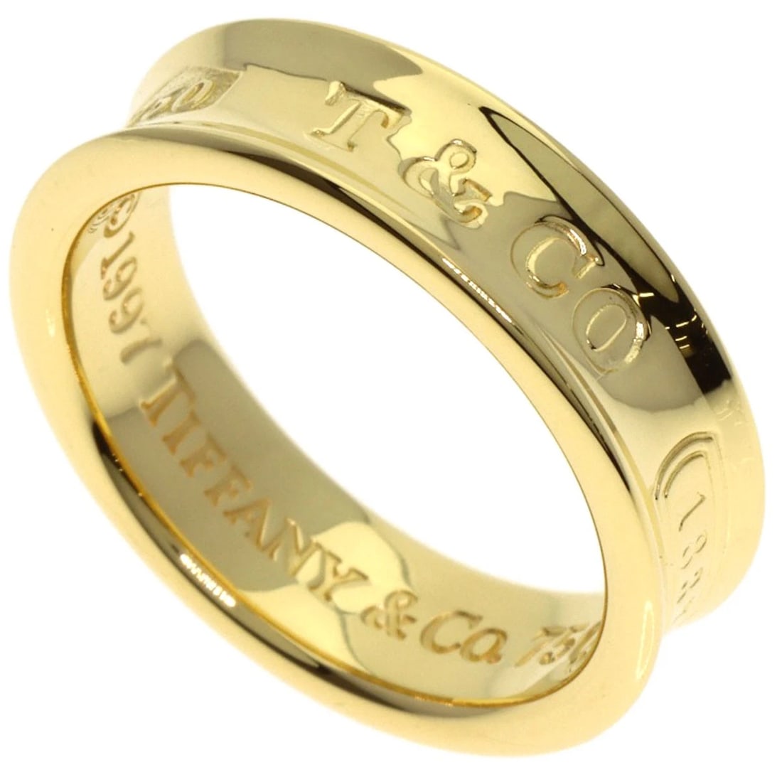 TIFFANY&CO. RING K18 YELLOW GOLD: TIFFANY&Co. Ring K18 Yellow Gold Brand: TIFFANY&Co. Type: Ring Material: K18 Yellow Gold Color: Gold Size: 7.5(US) Accessories: None Accessories Notice: When purchasing pre-owned goods, ple