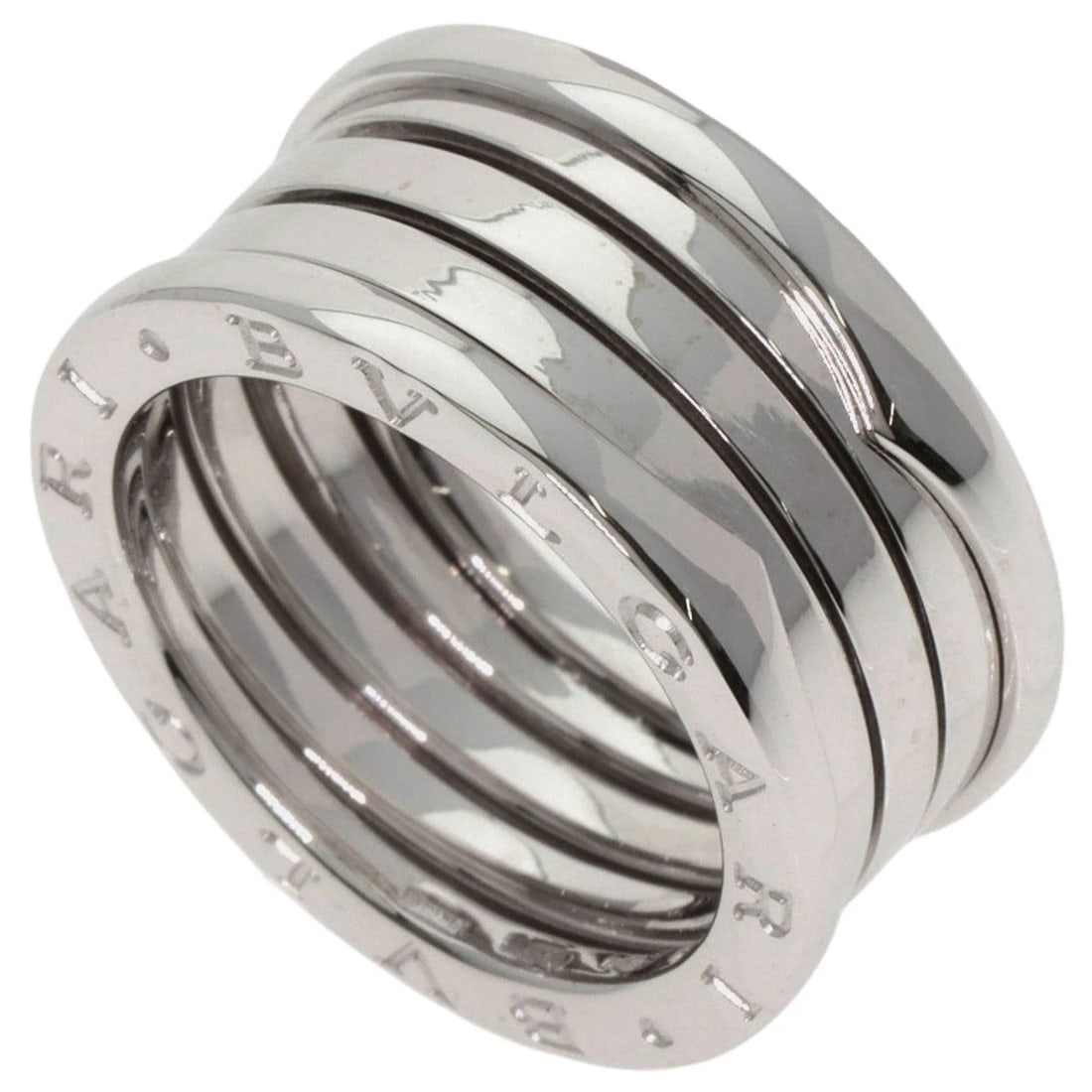 BVLGARI B.ZERO1 4 BAND RING K18 WHITE GOLD (1 of 4)