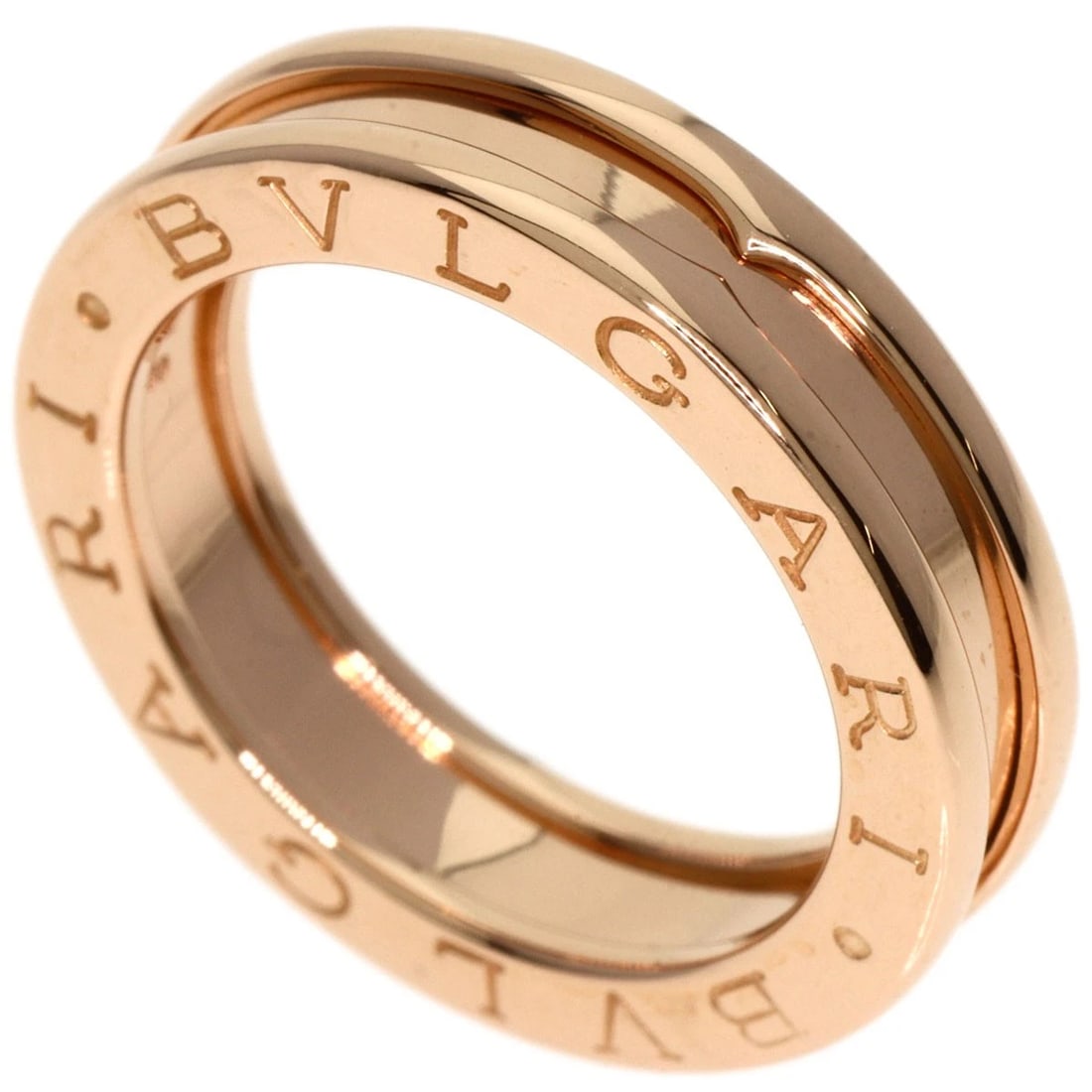 BVLGARI B.ZERO1 1 BAND RING K18 PINK GOLD: BVLGARI B.zero1 1 band Ring K18 Pink Gold Brand: BVLGARI Type: Ring Material: K18 Pink Gold Color: Gold Size: 5(US) Accessories: None Accessories Notice: When purchasing pre-owned goods, pl