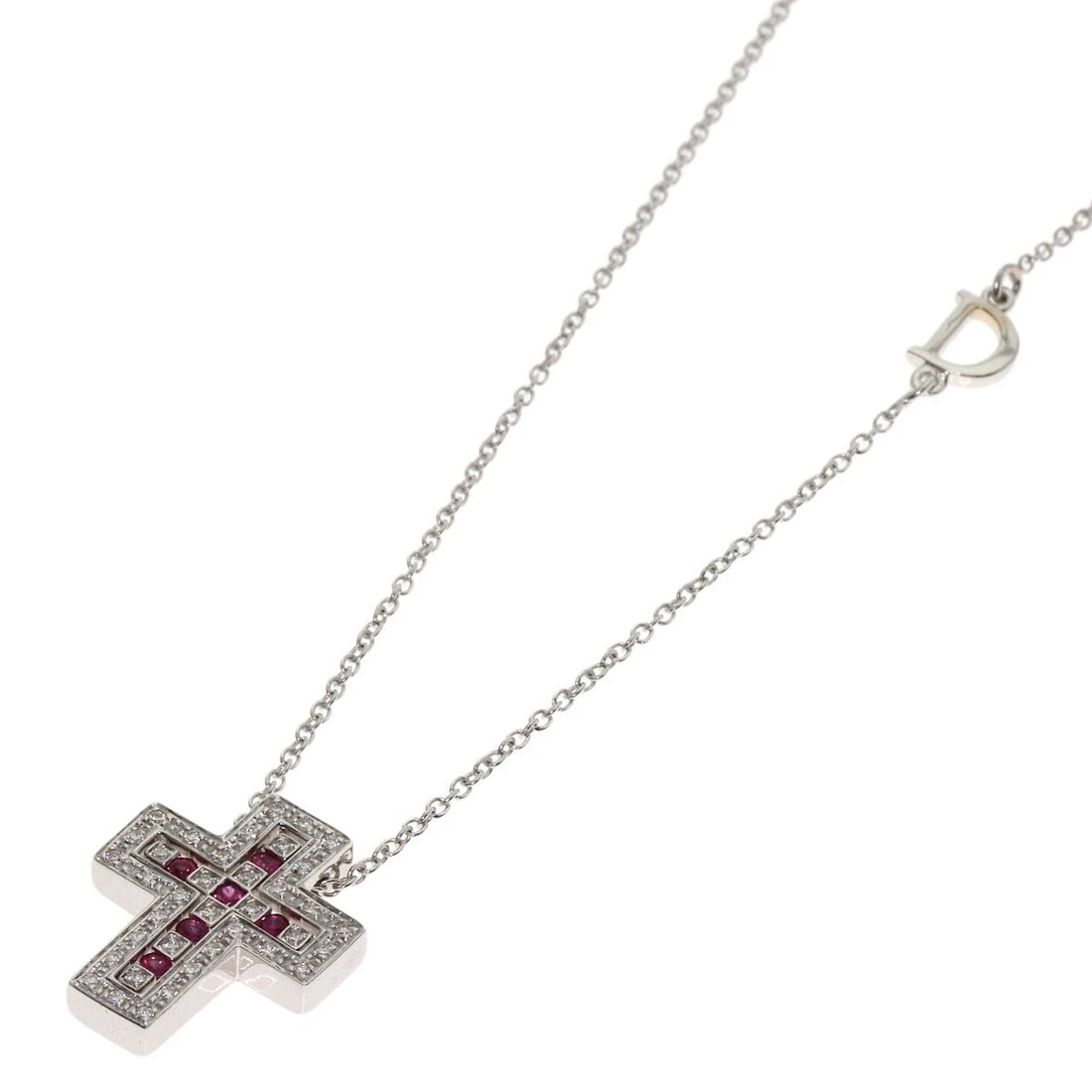 DAMIANI DIAMOND NECKLACE K18 WHITE GOLD (1 of 4)