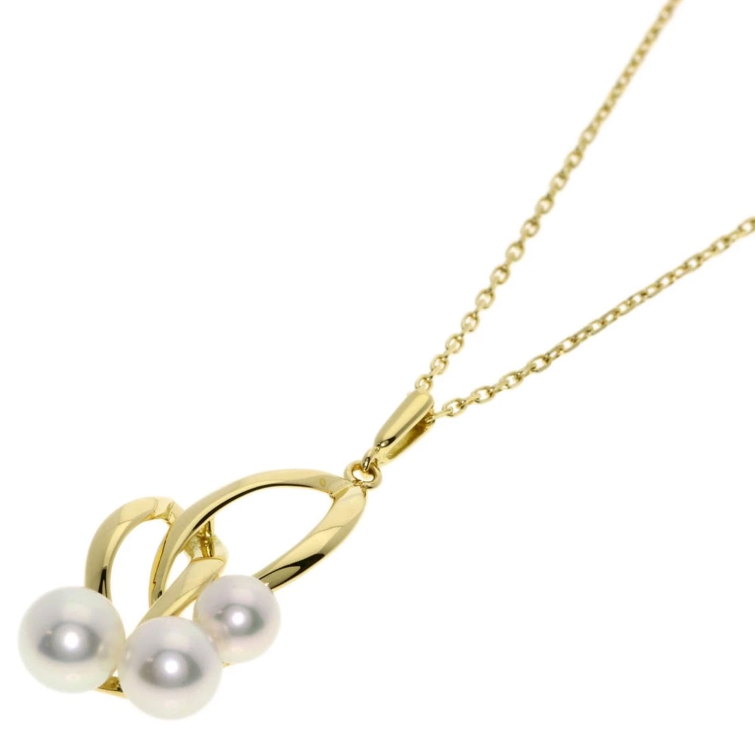 MIKIMOTO REEF PEARLNECKLACE K18 YELLOW GOLD: MIKIMOTO Reef PearlNecklace K18 Yellow Gold Brand: MIKIMOTO Type: Necklace Material: K18 Yellow Gold Color: Gold Size: Stone Size:0.2inch/5-5.9mm Chain Length:15.7inch/40cm Chain Width:0.4inch/0.9