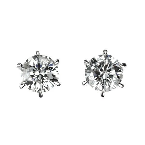 PT900 DIAMOND EARRING: Pt900 diamond earring Brand: None Type: piercing Material: Pt900 Main Stone Natural Color: None Size: Width/Thickness5.8Length/Width/Diameter6.3 Accessories: None Accessories Notice: When