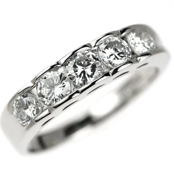 PT900 DIAMOND RING: Pt900 diamond ring Brand: None Type: rings Material: Pt900 Main Stone Natural Color: None Size: 7.25 US Accessories: None Accessories Notice: When purchasing pre-owned goods, please refer to