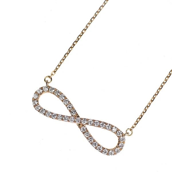 K18PG DIAMOND PENDANT NECKLACE: K18PG DIAMOND Pendant NECKLACE Brand: None Type: pendant necklace Material: K18PG Main Stone Natural Color: Pink gold Size: Necklace: Chain Length 46 Length/Width/Diameter 6.2 Width/Thickness