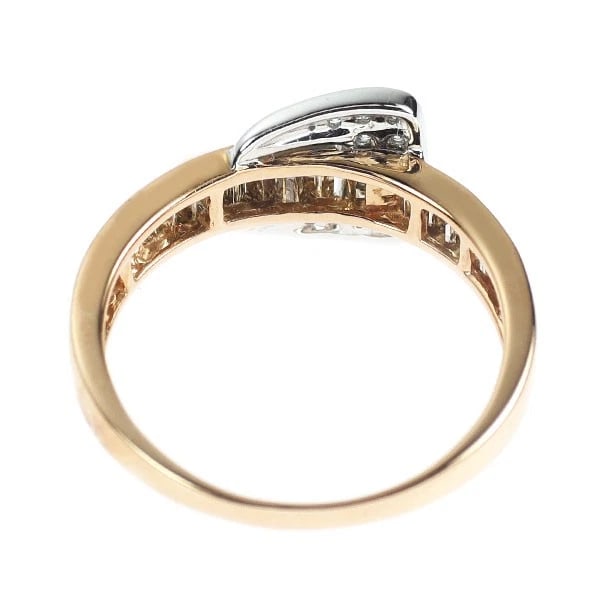 K18WG/PG DIAMOND RING - 2