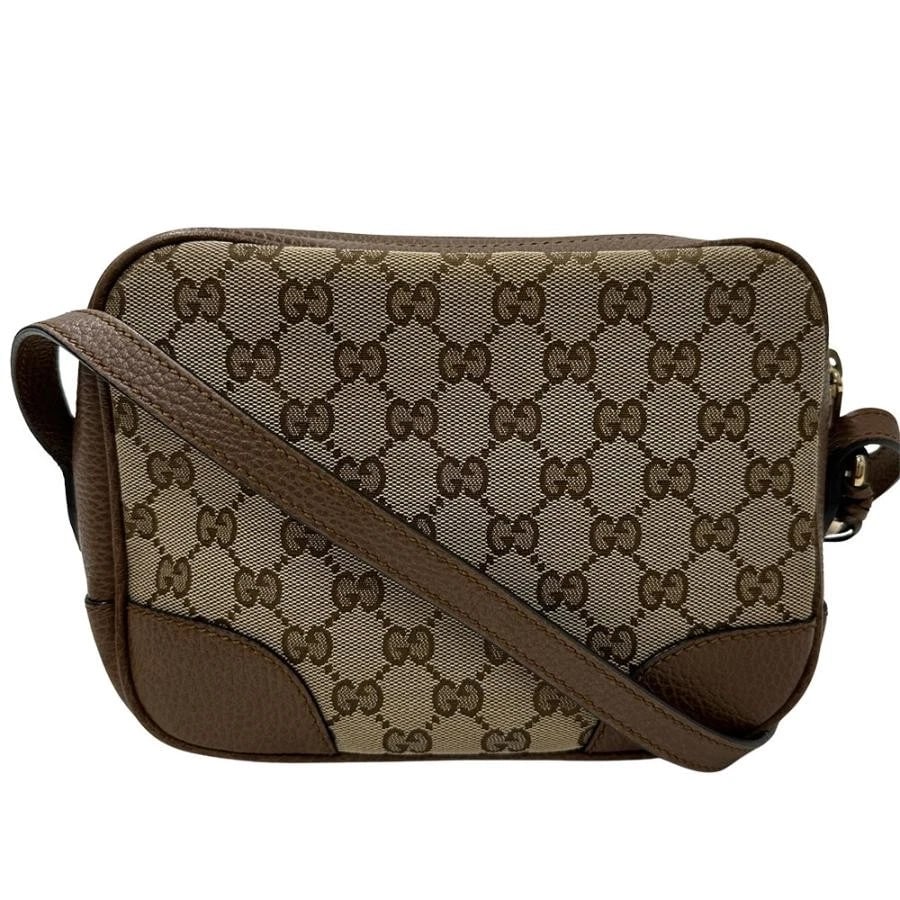 GUCCI SHOULDER BAG GG CANVAS BEIGE (1 of 7)