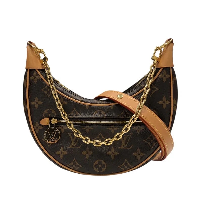 LOUIS VUITTON LOOP MONOGRAM MONOGRAM CANVAS LEATHER: LOUIS VUITTON Loop Monogram Monogram Canvas Leather Brand: LOUIS VUITTON Type: Handbag Material: Monogram Canvas And Leather Color: Monogram Size: W: 23cm / H: 13cm / D: 6cm / Shoulder: 62-105cm