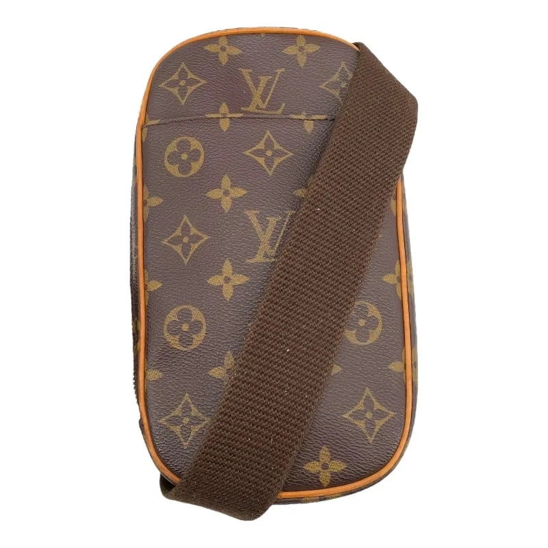 LOUIS VUITTON POCHETTE GANGE BROWN MONOGRAM BODY BAG: LOUIS VUITTON Pochette Gange Brown Monogram Body Bag Brand: LOUIS VUITTON Type: Handbag Material: Monogram Color: Brown Size: W: 12.5cm / H: 22.5cm / D: 4.5cm / Shoulder: 62.5-117cm 
