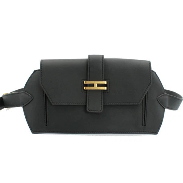 HERMÈS EVELYNE POCKET 24 SWIFT BLACK W STAMP BODY BAG: Hermès Evelyne Pocket 24 Swift Black W Stamp Body Bag Brand: Hermes Type: Handbag Material: Swift Color: Black Size: W:14.5cm x H:11cm Belt size 85-95cm Accessories: None Accessories Notice: