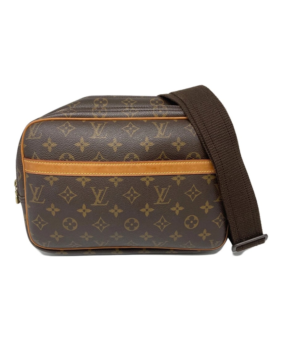 LOUIS VUITTON MONOGRAM REPORTER PM / SHOULDER BAG: LOUIS VUITTON Monogram Reporter PM / Shoulder Bag Brand: LOUIS VUITTON Type: Handbag Material: Monogram Canvas Color: Brown Size: H:20cm / W:28cm / D:12cm Accessories: None Accessories