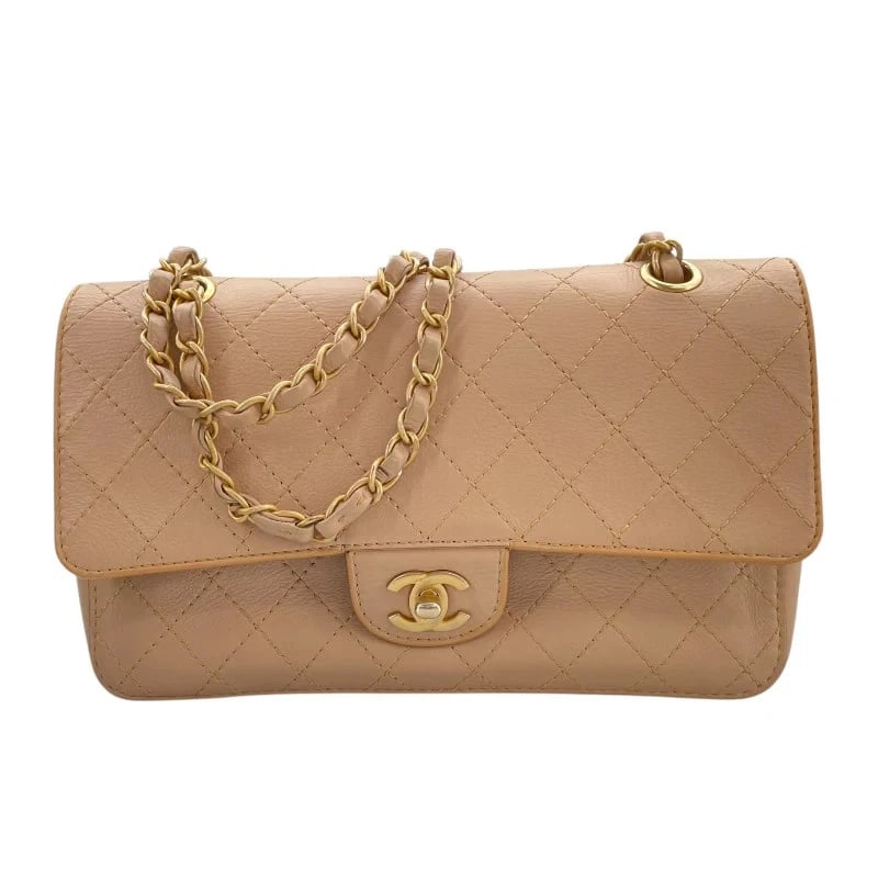 CHANEL MATELASSÉ 25 24 SERIES BEIGE CALFSKIN (1 of 10)