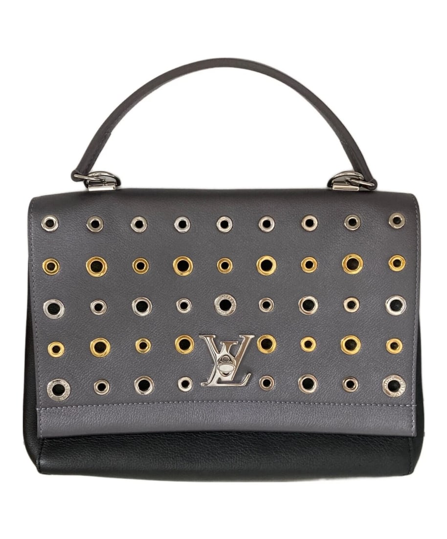 LOUIS VUITTON LOCKME: LOUIS VUITTON Lockme Brand: LOUIS VUITTON Type: Handbag Material: none Color: Metallic Gray Size: H:21cm / W:29cm / D:9cm [ Handle size ] 13cm Accessories: None Accessories Notice: When