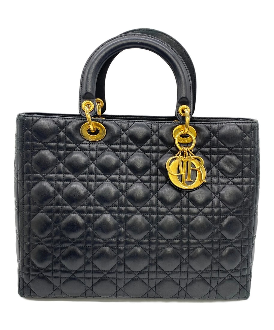 CHRISTIANDIOR 2WAY BAG: ChristianDior 2WAY Bag Brand: Christian Dior Type: Handbag Material: none Color: Black Size: H:25cm / W:31cm / D:12cm [ Handle size ] 12cm Accessories: None Accessories Notice: When