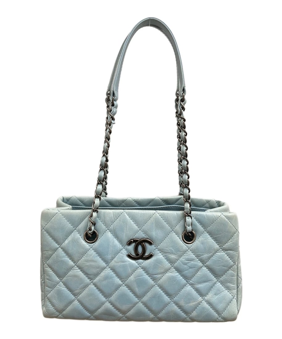 CHANEL CHAIN TOTE BAG: CHANEL Chain Tote Bag Brand: CHANEL Type: Handbag Material: none Color: none Size: H:16.5cm / W:29cm / D:6cm [ Handle size ] 26.5cm Accessories: None Accessories Notice: When purchasing